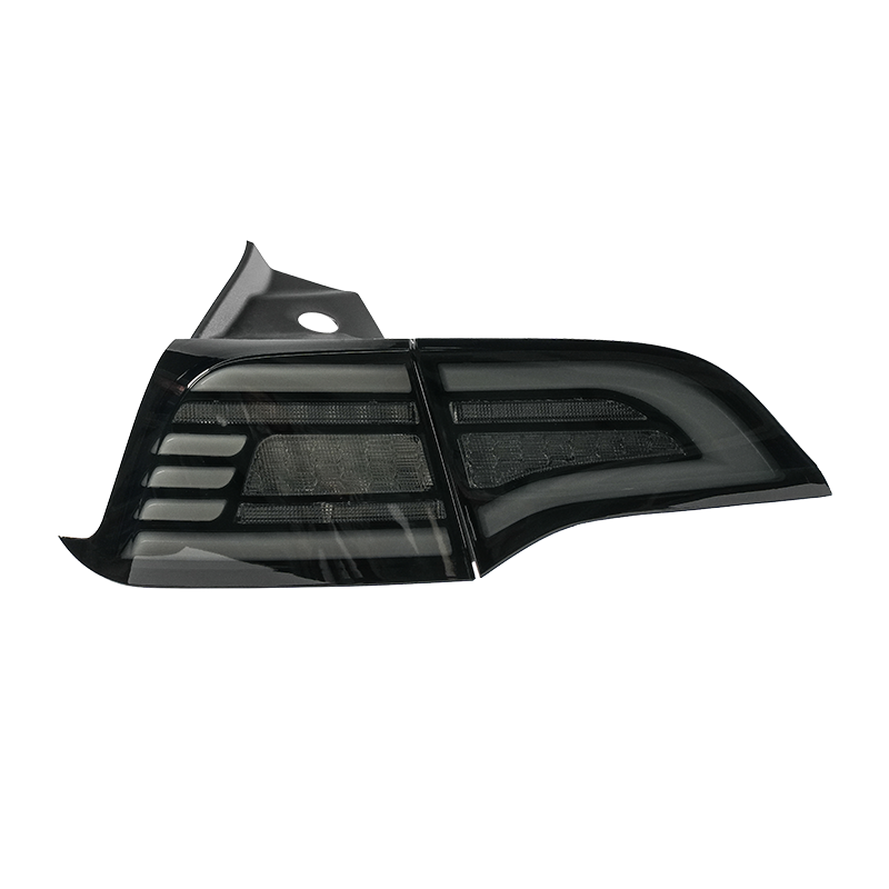 Lámpara trasera de automóvil negro ahumado de red xz085 para tesla